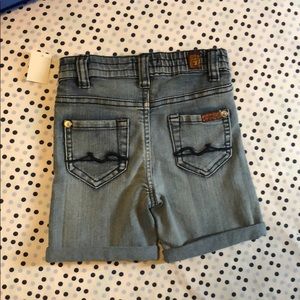 7 for all mankind jean shorts